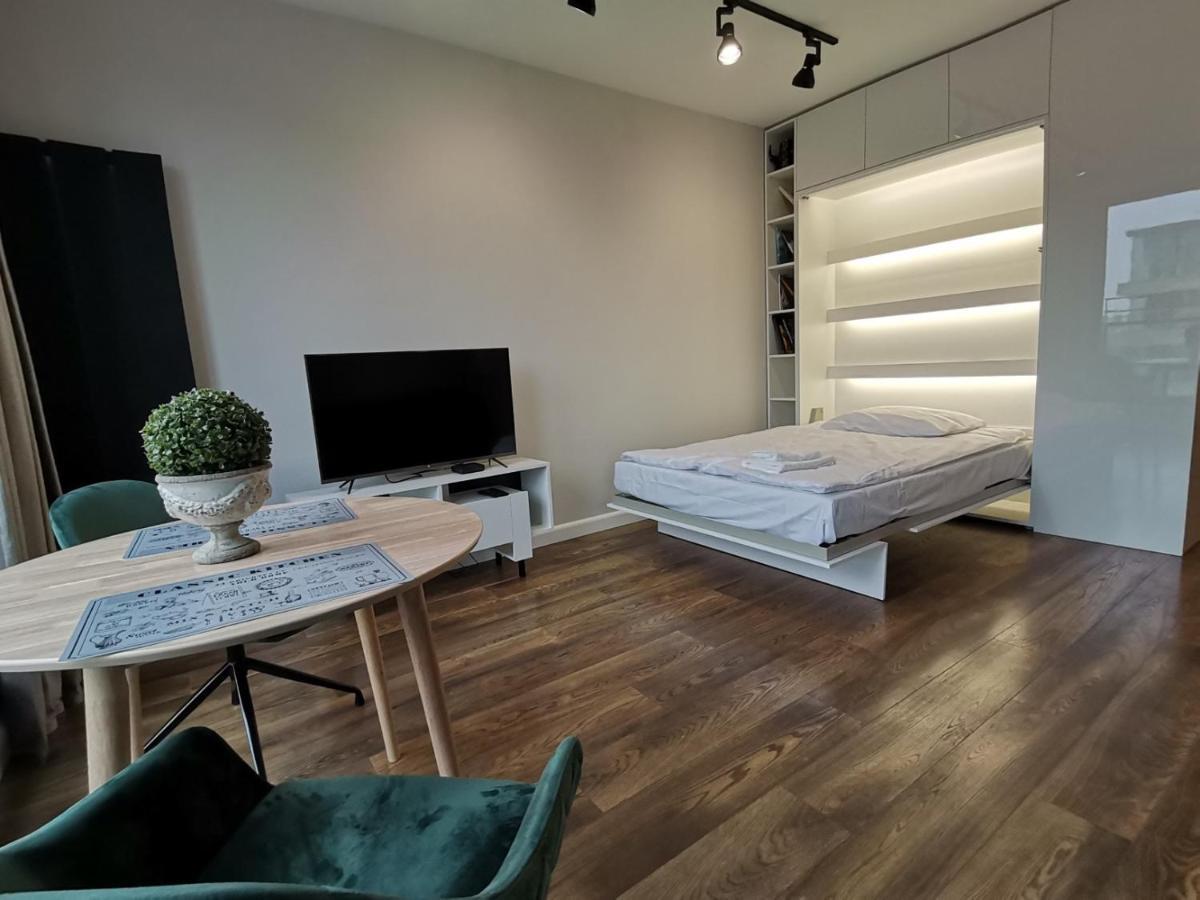 Apartmán Nowoczesny Apartament Z Widokiem Varšava Exteriér fotografie