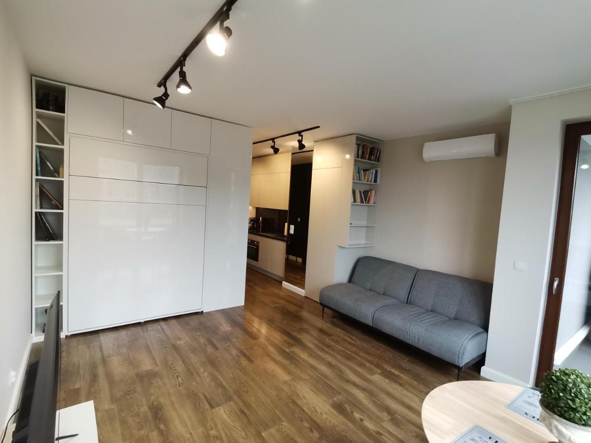 Apartmán Nowoczesny Apartament Z Widokiem Varšava Exteriér fotografie