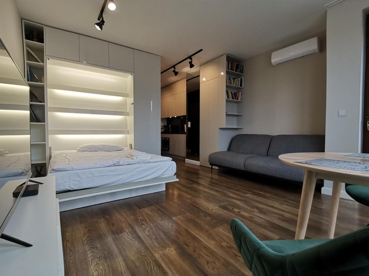 Apartmán Nowoczesny Apartament Z Widokiem Varšava Exteriér fotografie