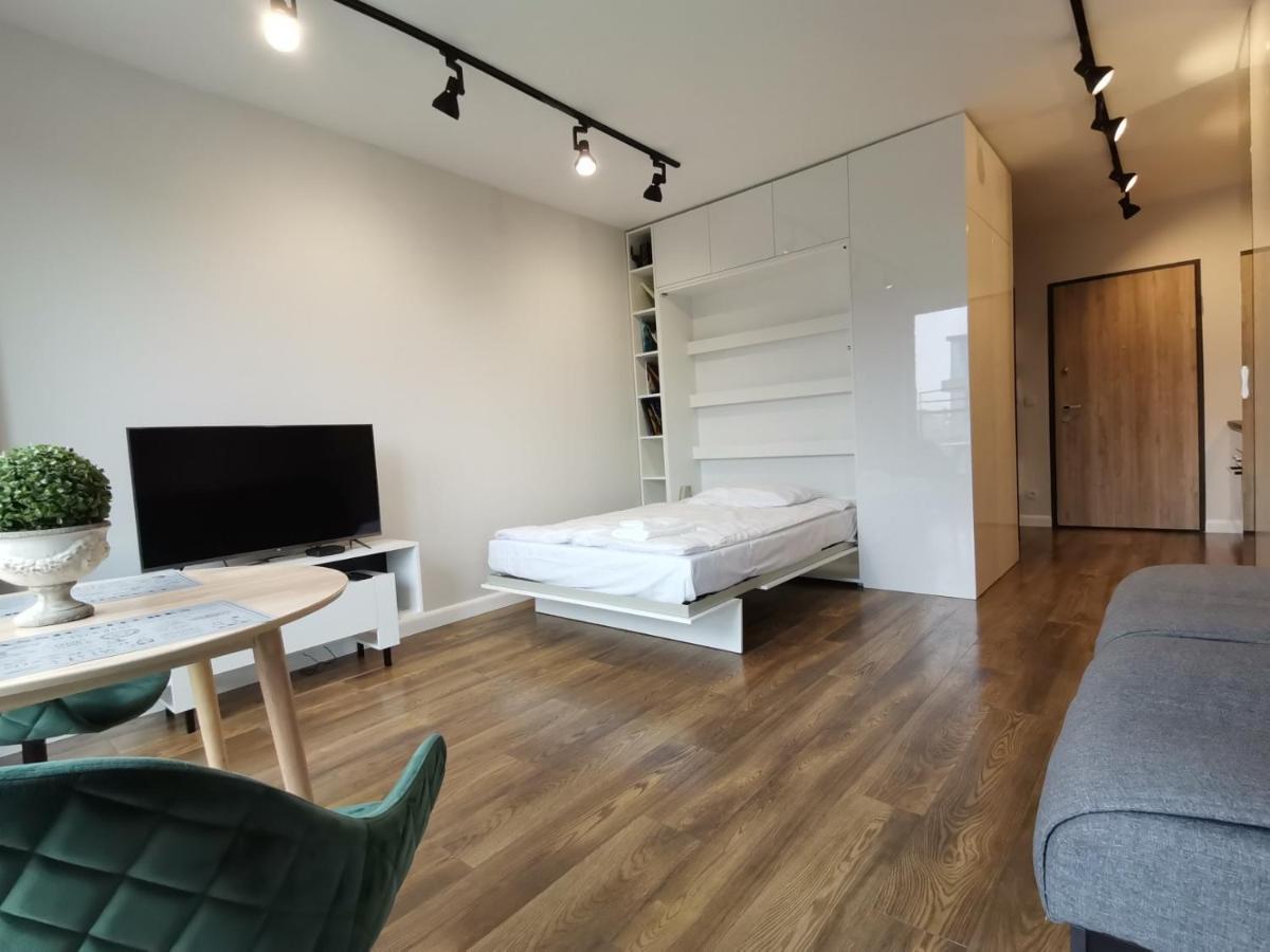 Apartmán Nowoczesny Apartament Z Widokiem Varšava Exteriér fotografie