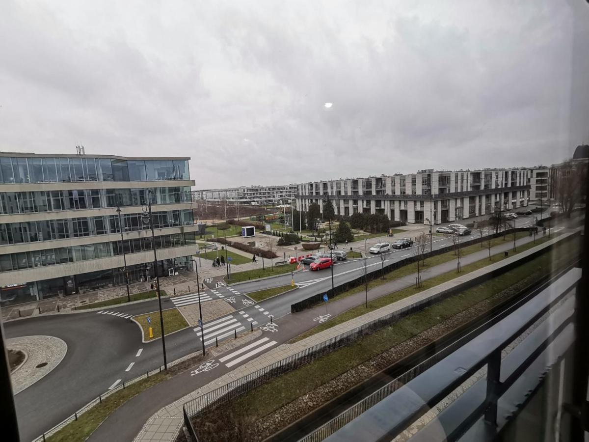 Apartmán Nowoczesny Apartament Z Widokiem Varšava Exteriér fotografie