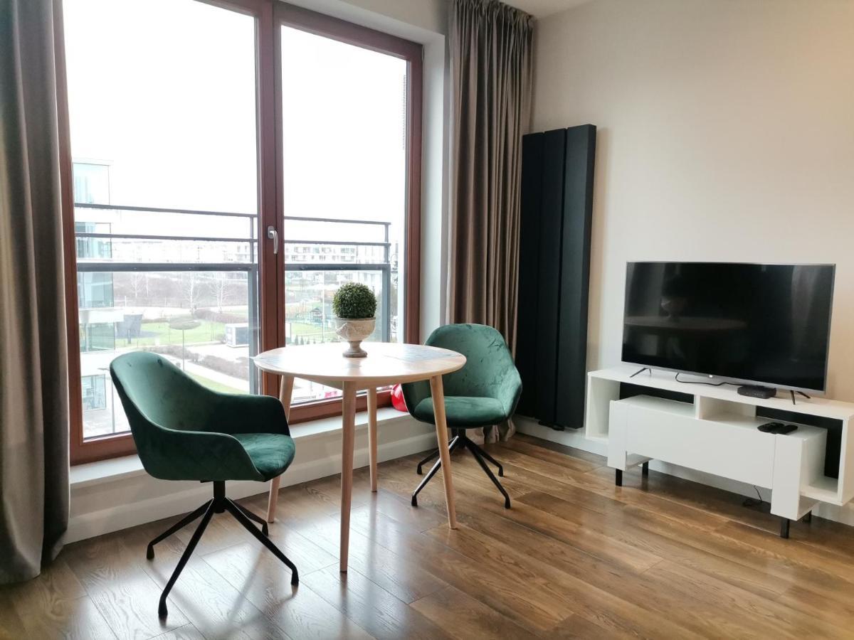 Apartmán Nowoczesny Apartament Z Widokiem Varšava Exteriér fotografie